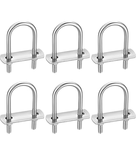 U　38 Amazon.com: N245-027 0.38 x 3.63 x 7 in. Zinc Square U Bolt44